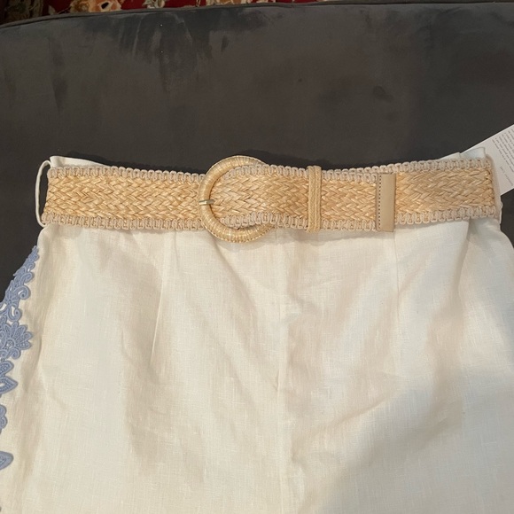 Zimmermann Raie Crochet Trim Linen Shorts SIZE AU 4 ( US 10 to 12) - Picture 6 of 12
